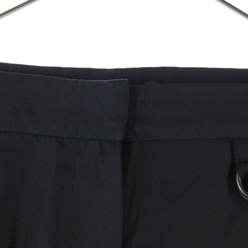 NO BRAND(ノーブランド) BARBARA BUI バルバラビュイ シルク ステッチデザイン フレアパンツ ブラック