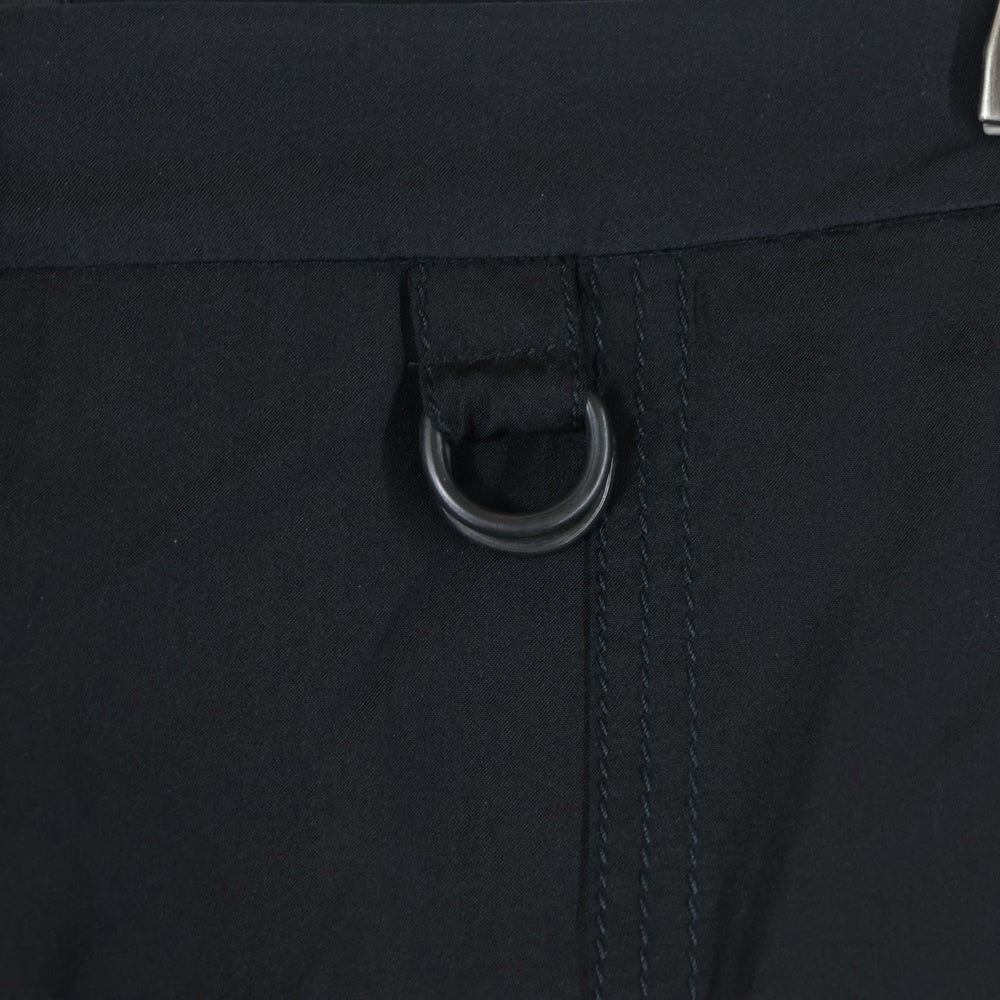 NO BRAND(ノーブランド) BARBARA BUI バルバラビュイ シルク ステッチデザイン フレアパンツ ブラック