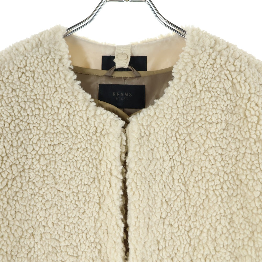 BEAMS HEART(ビームス ハート) ボアベスト キルティングブルゾン セット ジャケット レディース ベージュ 43-18-0050-928
