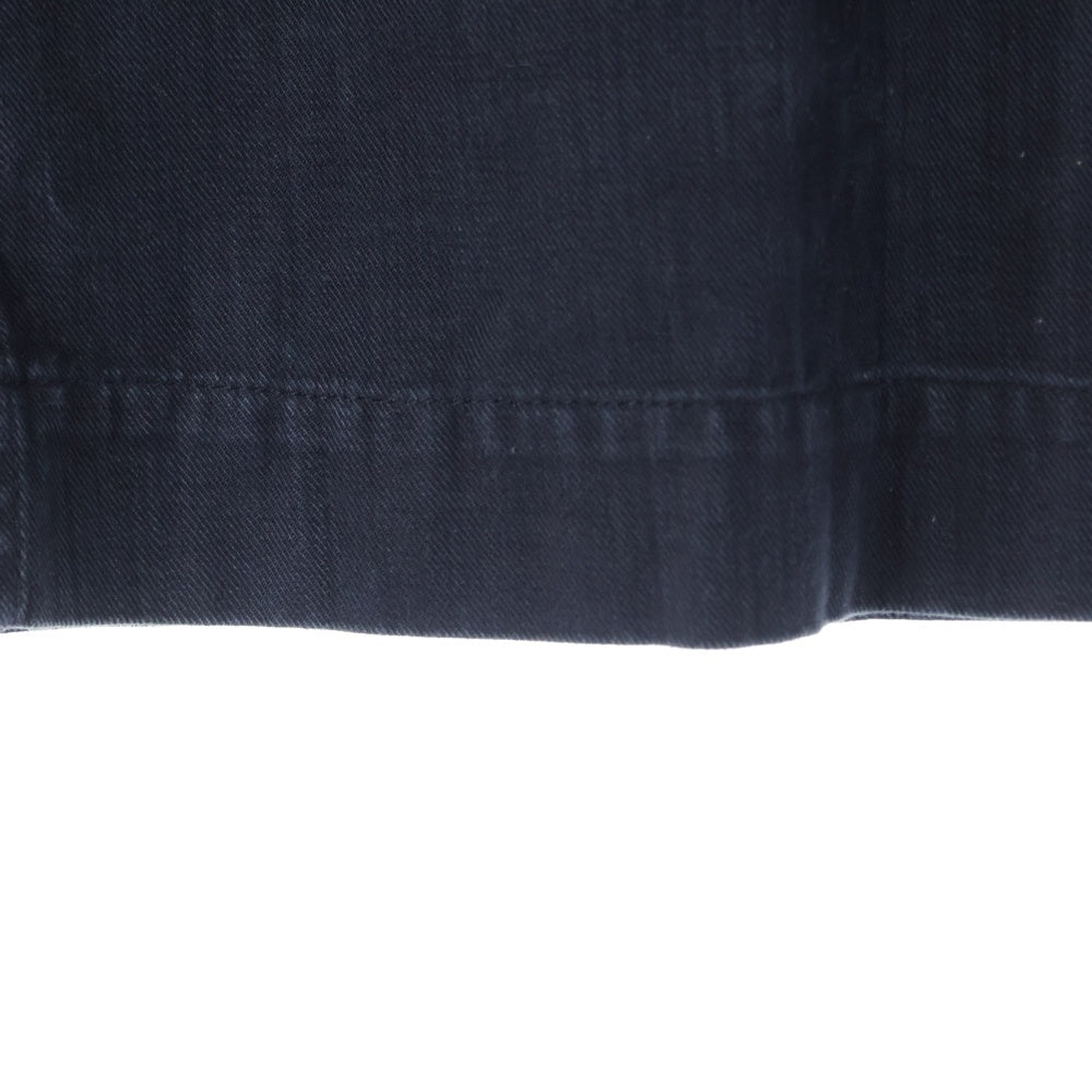 MARGARET HOWELL(マーガレットハウエル) コットン クルーネック 長袖Tシャツ カットソー ブラック