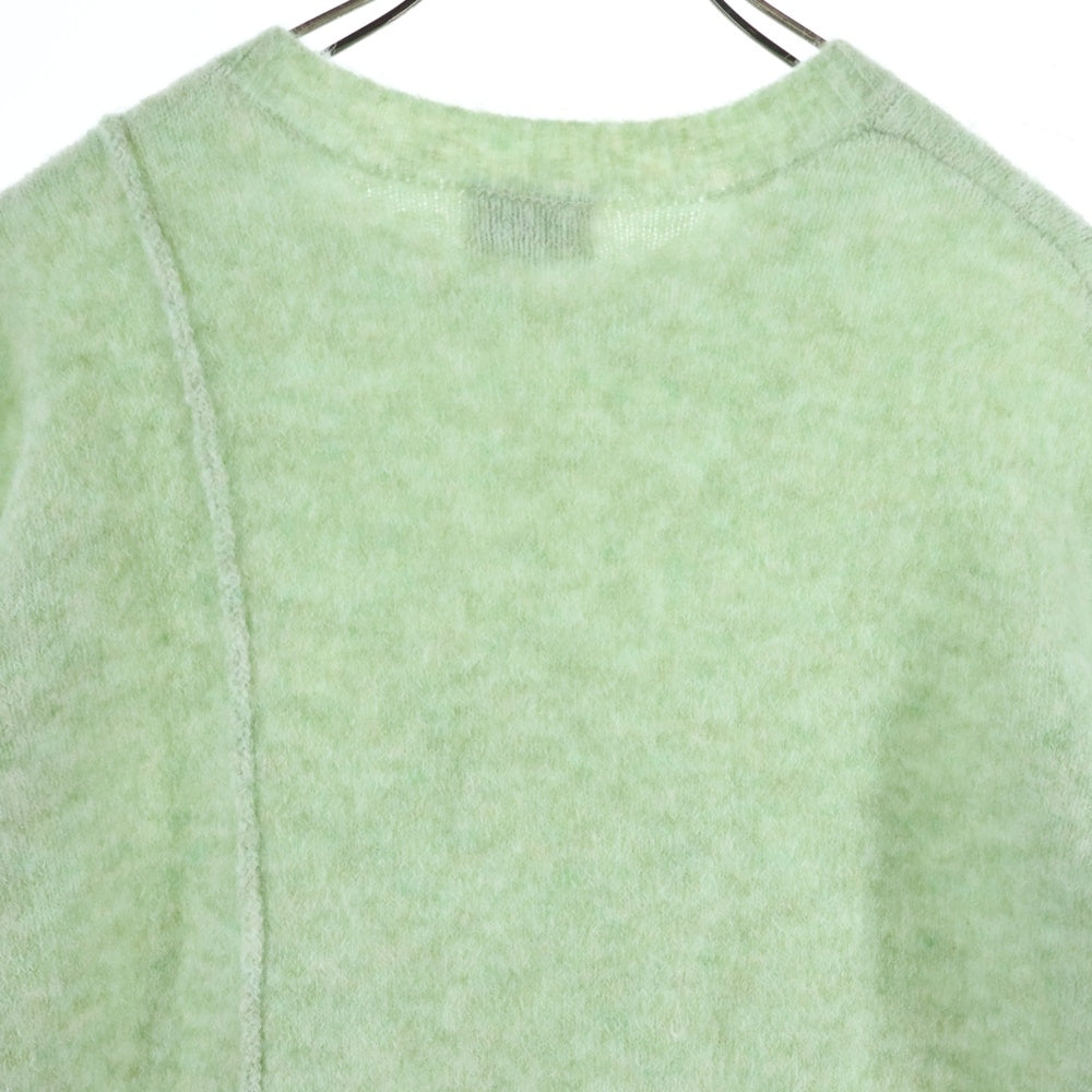 Acne Studios(アクネ ストゥディオズ) Asymmetric-hem Sweater アシンメトリックヘム ニットスウェット セーター グリーン FN-WN-KNIT000183