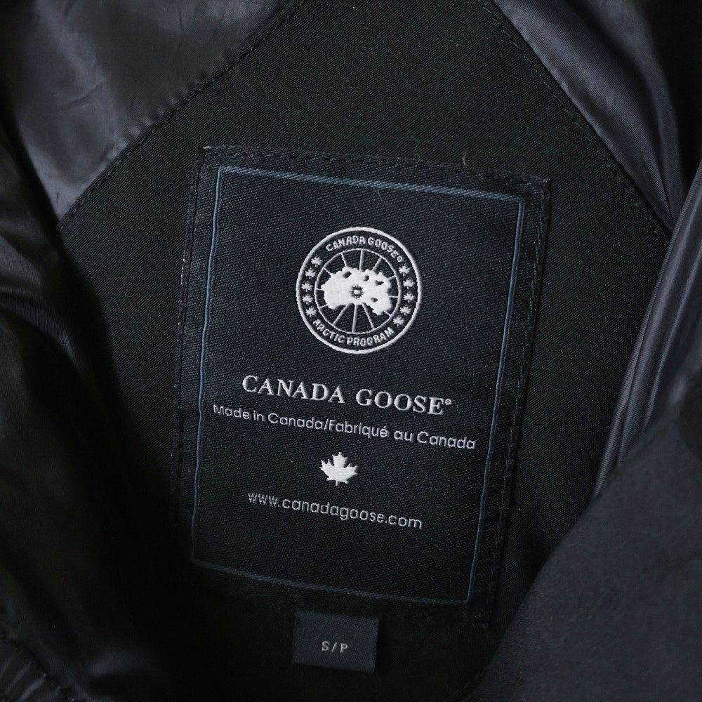 CANADA GOOSE(カナダグース) BLACK LABEL SHELBURNE PARKA ブラックレーベル シェルバーンパーカー ファー フーデッドダウンコート ブラック 3802LB