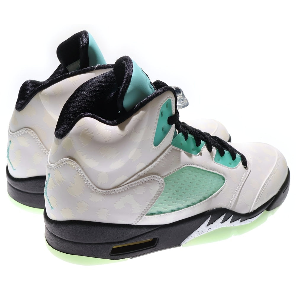 NIKE(ナイキ) AIR JORDAN 5 ISLAND GREEN エアジョーダン アイランドグリーン ハイカットスニーカー ホワイト/ブルー US9/27cm CN2932-100