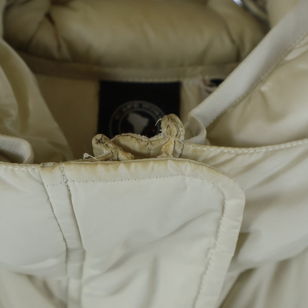 CAPE HORN(ケープホーン) フーデット ジップアップダウンジャケット ホワイト レディース 32569