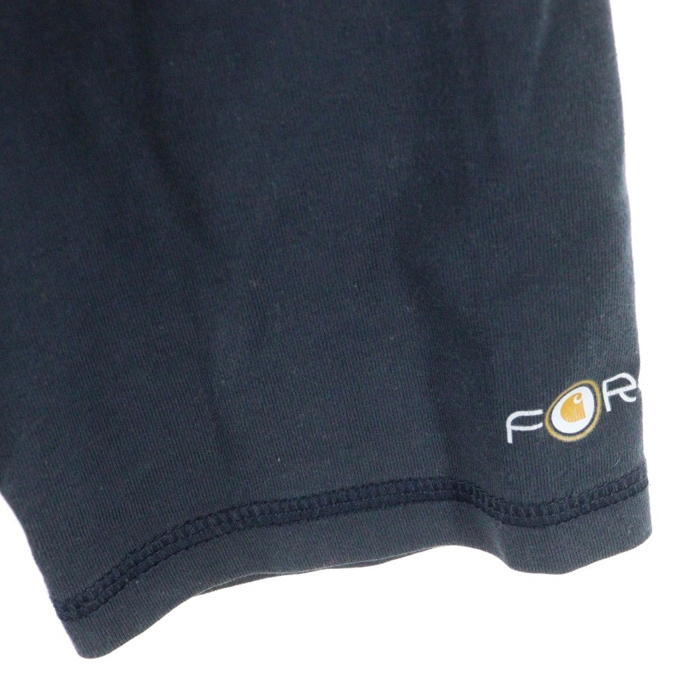 CARHARTT(カーハート) Force Cotton Delmont Long Sleeve T-Shirt フォースコットン ロングスリーブ カットソー 長袖Tシャツ ネイビー