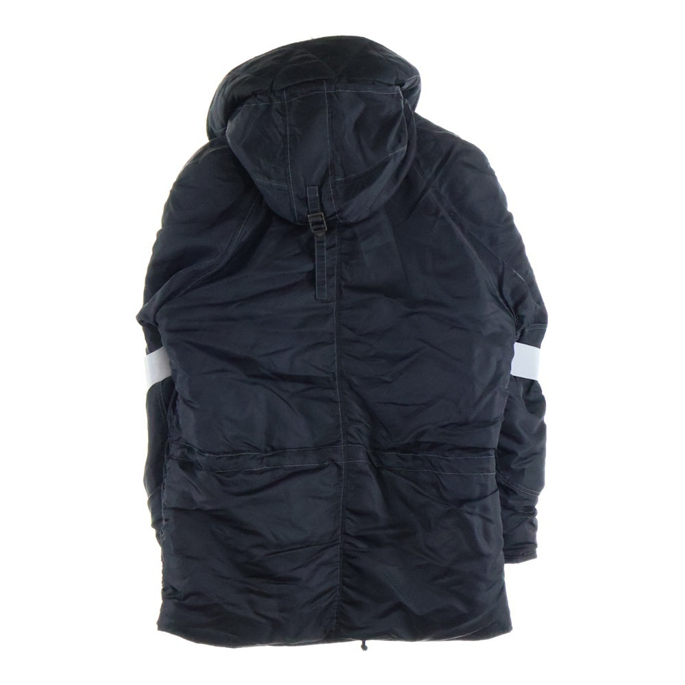 MM6 Maison Margiela(エムエムシックスメゾンマルジェラ) 22AW SPORTS BOMBER JACKET マルチポケット スポーツ フーデッド ボンバージャケット ブラック S62AN0077 S53984