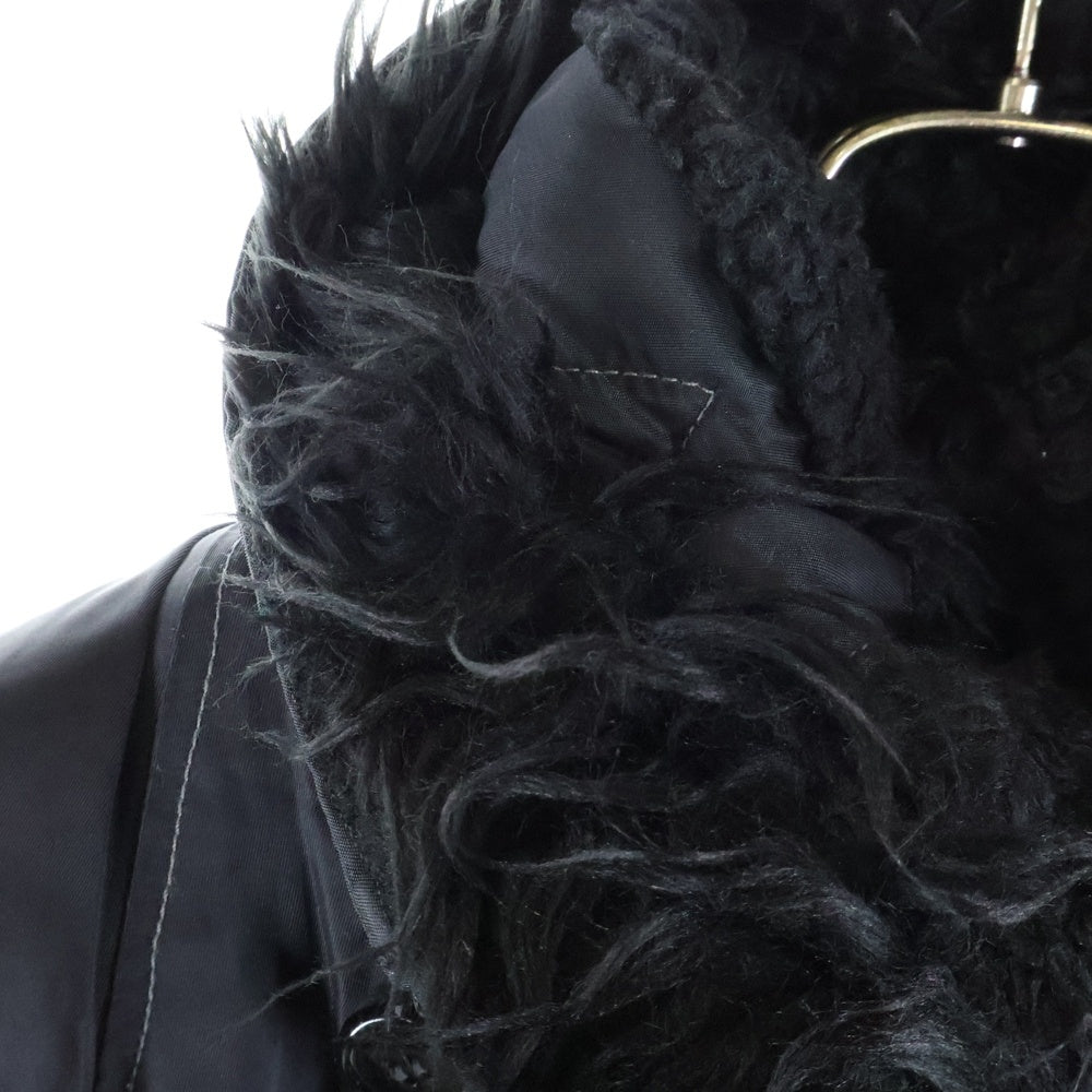 MM6 Maison Margiela(エムエムシックスメゾンマルジェラ) 22AW SPORTS BOMBER JACKET マルチポケット スポーツ フーデッド ボンバージャケット ブラック S62AN0077 S53984