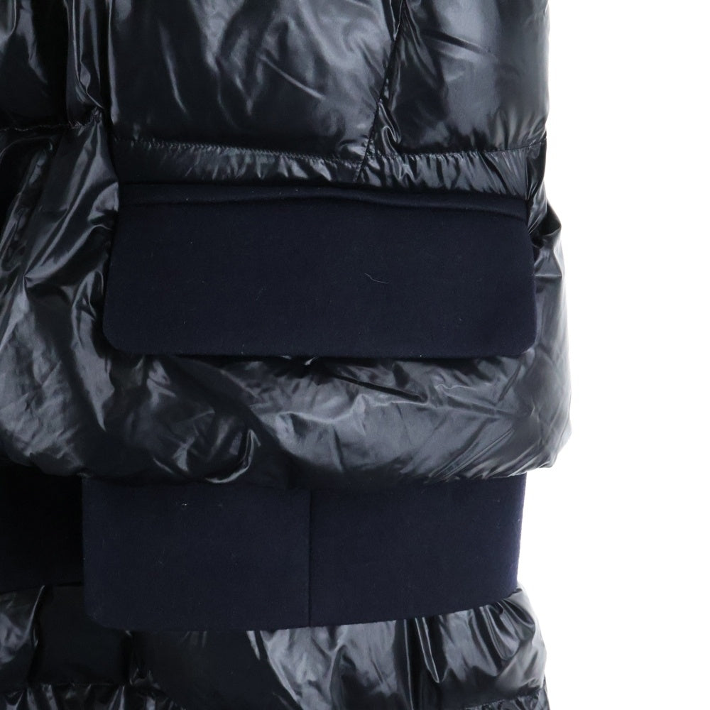 Sacai(サカイ) 20AW ウール切り替え エコダウンロングジャケットコート ブラック/ネイビー 20-02415M