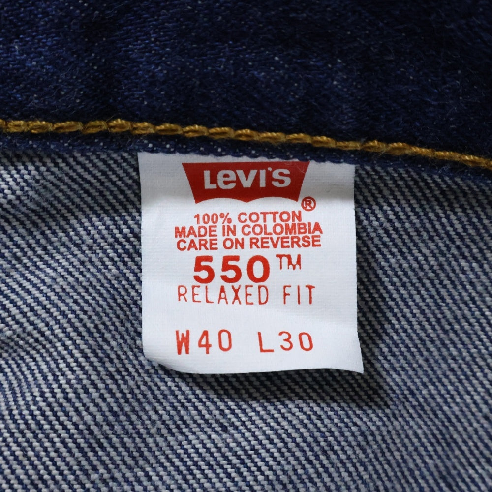 Levi's(リーバイス) 90S VINTAGE 550 RELAXED FIT リラックスドフィット ヴィンテージ テーパードデニムパンツ インディゴ 00550-0216