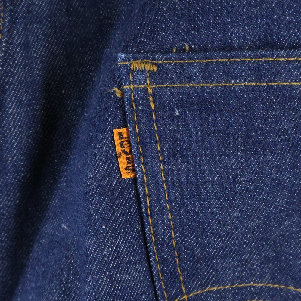 Levi's(リーバイス) 70S-80S VINTAGE 646-0217 ボタン裏8 オレンジタブ ベルボトム フレア ヴィンテージデニムパンツ インディゴ