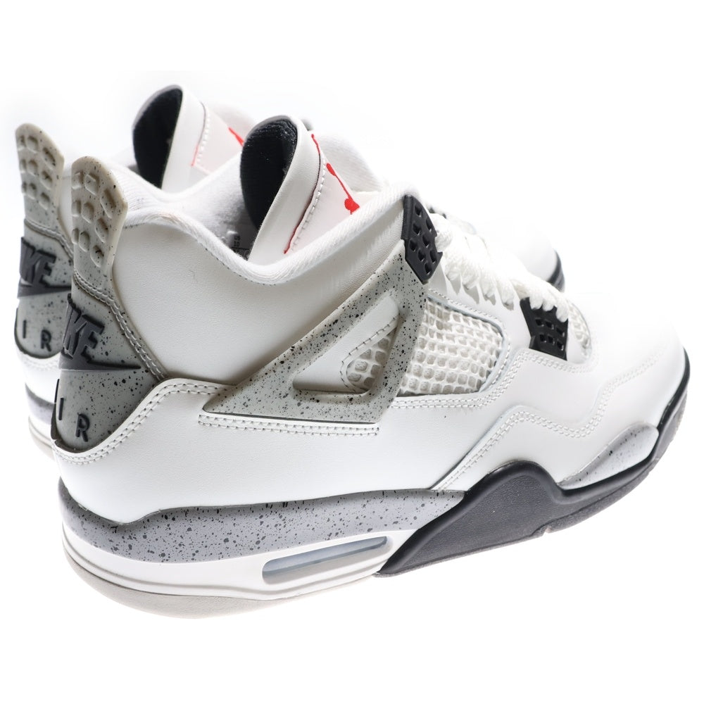 NIKE(ナイキ) AIR JORDAN 4 RETRO WHITECEMENT エアジョーダン4 レトロ ホワイトセメント ハイカットスニーカー ホワイト US10/28cm FV5029-100