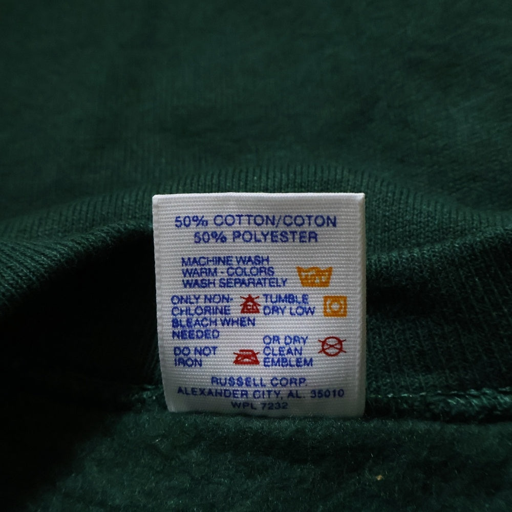 VINTAGE(ヴィンテージ) 90S VINTAGE JERZEES SWEATSHIRT ヴィンテージ ジャージーズ USA製 クルーネックスウェットトレーナー グリーン