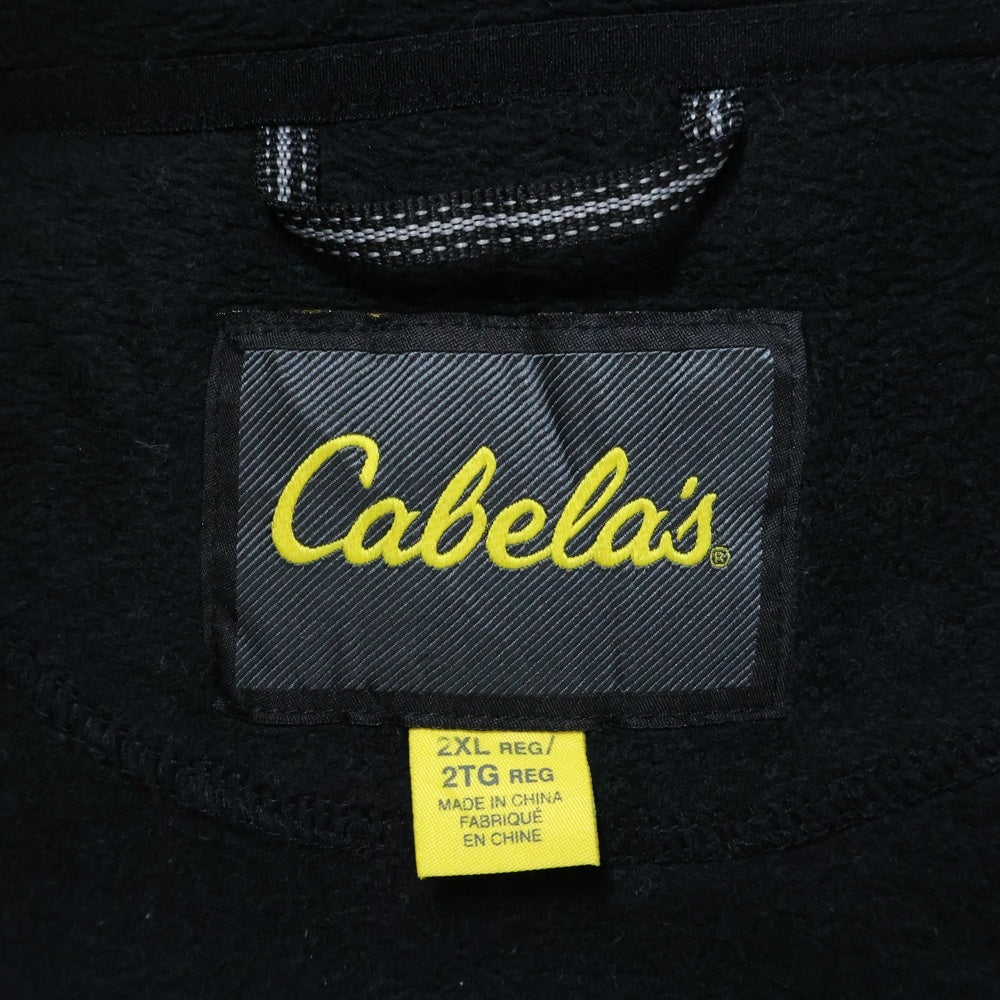 VINTAGE(ヴィンテージ) 00S VINTAGE cabela's FLEECE VEST ヴィンテージ カベラズ フリース ジップアップベスト ブラック