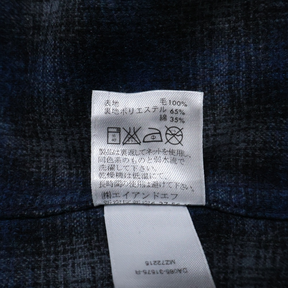 PENDLETON(ペンドルトン) CANYON SHIRT 長袖ウール オンブレチェック ウェスタンシャツ ブルー/ブラック