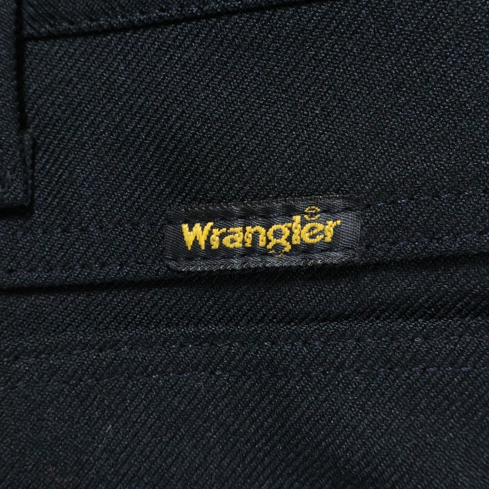 Wrangler(ラングラー) 90S VINTAGE 82BK WRANCHER DRESS PANTS ヴィンテージ ランチャー USA製 ドレス スラックスパンツ ブラック