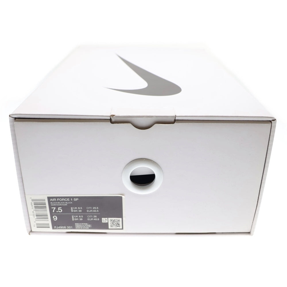 NIKE(ナイキ) ×1017 ALYX 9SM AIR FORCE 1 LOW アリクス エアフォース ローカットスニーカー ブラック US7.5/25.5cm FJ4908-001