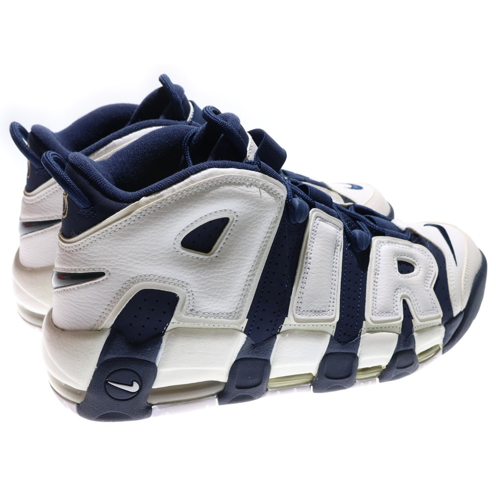 NIKE(ナイキ) 【観賞用 2016年製】 AIR MORE UPTEMPO OLYMPIC エアモアアップテンポ オリンピック ハイカットスニーカー ネイビー/ホワイト US11/29cm 414962-104