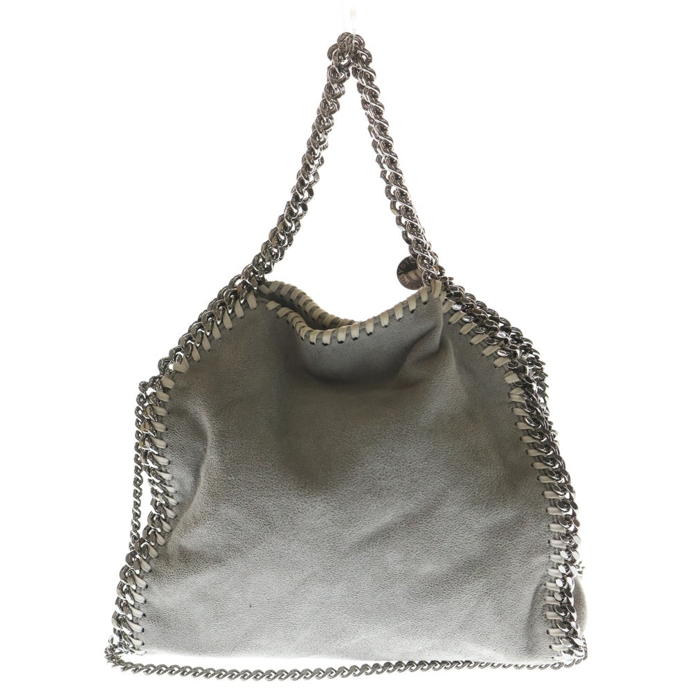 STELLA McCARTNEY(ステラマッカートニー) ファラベラ ミニ レザーハンドバッグ チェーンショルダーバッグ グレー レディース 371223W 9132