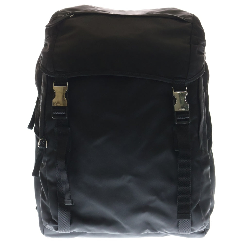 プラダ　ナイロン　リュック　バックパック　テスート　ブラック　2VZ062 PRADA(プラダ) テスートナイロン トライアングルロゴ 三角プレート