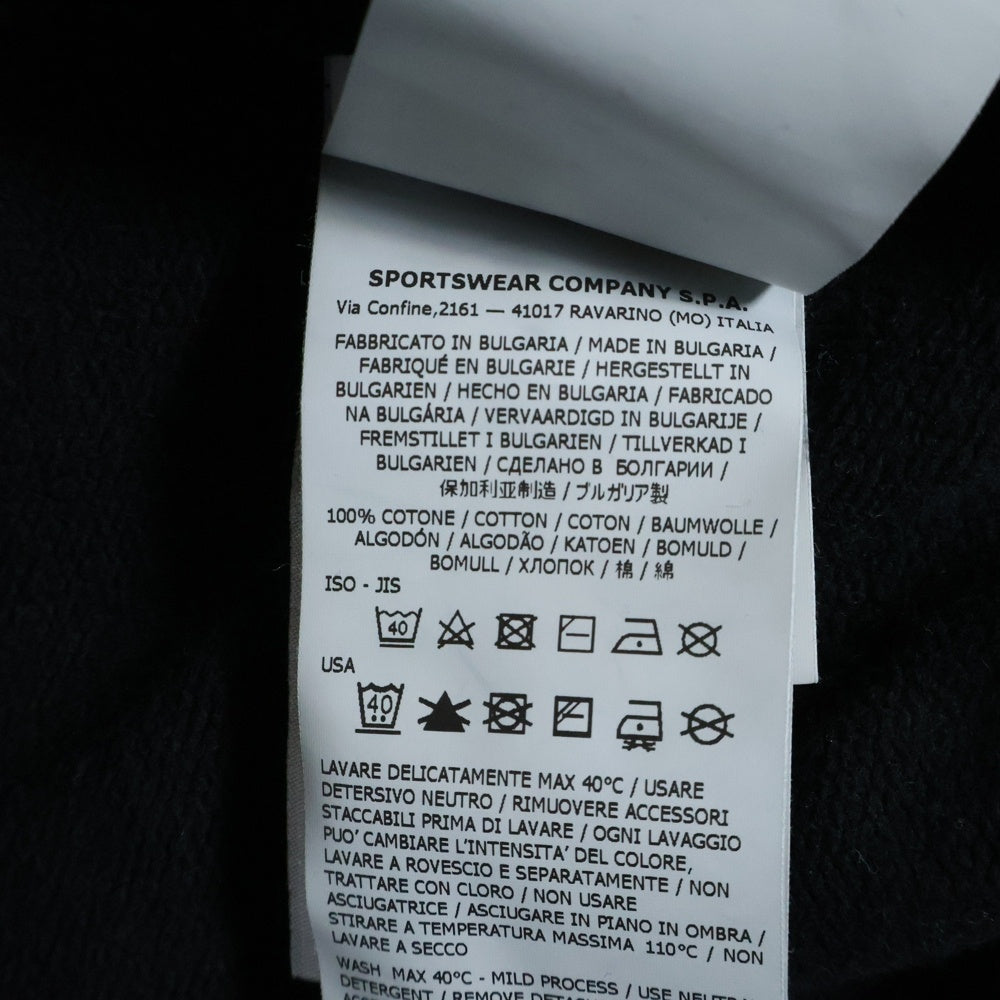 STONE ISLAND(ストーンアイランド) コンパスパッチ コットン クルーネックロングスリーブ スウェット ブラック 771563020