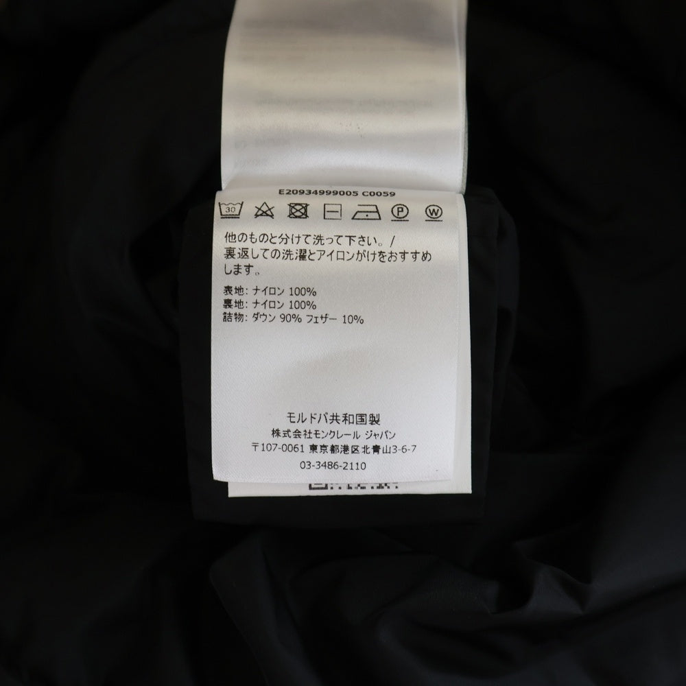 MONCLER(モンクレール) 19AW MIRIERON ミリエロン ハイネックナイロンダウンコート ジャケット レディース ブラック E20934999005 C0059