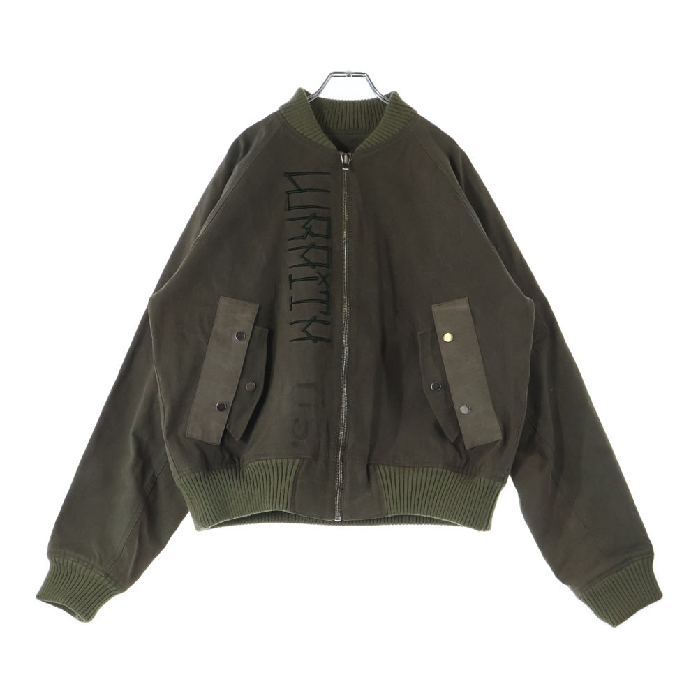 cvtvlist(カタリスト) WRAITH TENT MA-1 レイステント ミリタリー バックポケット ボンバージャケット カーキ