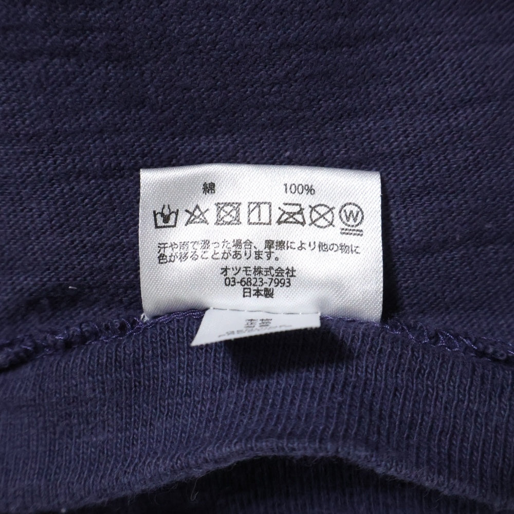 HUMAN MADE(ヒューマンメイド) ハート刺繍ロゴ クルーネック カットソー 半袖Tシャツ パープル