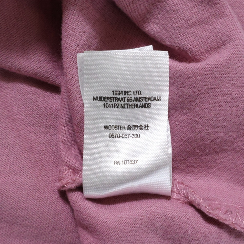 SUPREME(シュプリーム) Small Box Logo L/S TEE スモールロゴデザイン クルーネック カットソー 長袖Tシャツ ピンク