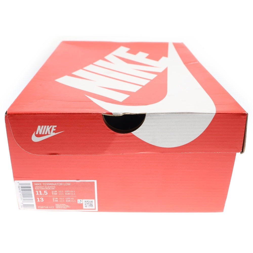 NIKE(ナイキ) TERMINATOR LOW UNC ターミネーター ユニバーシティ ブルー ローカットスニーカー ブルー/ホワイト US11.5/29.5cm FQ8748-412
