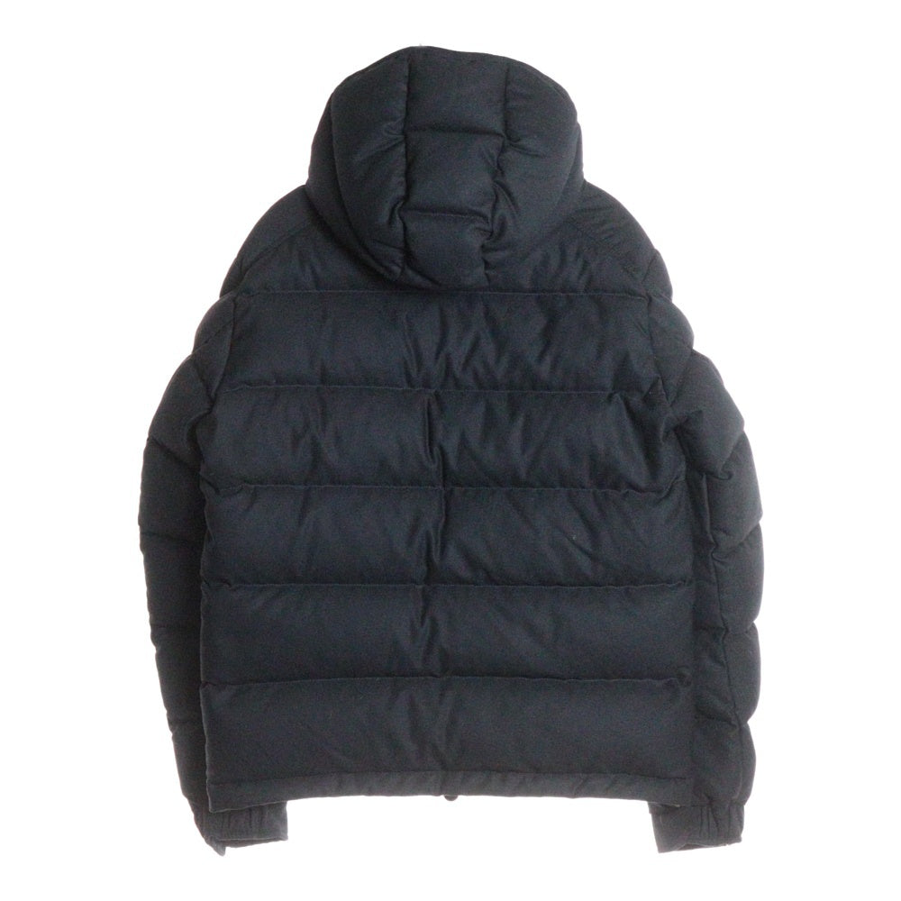 MONCLER(モンクレール) 21AW MONTGENEVRE モンジュネーブル アームロゴパッチ フーデッド ダウンジャケット ブラック G20911A53700 54272