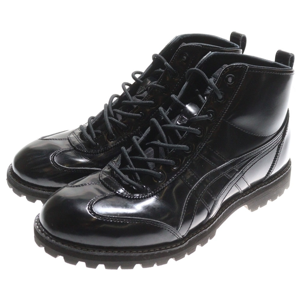 Onitsuka Tiger(オニツカタイガー) MEXICO RINKAN メキシコ リンカン レザー ハイカットスニーカー ブラック US8/26cm 1183A748