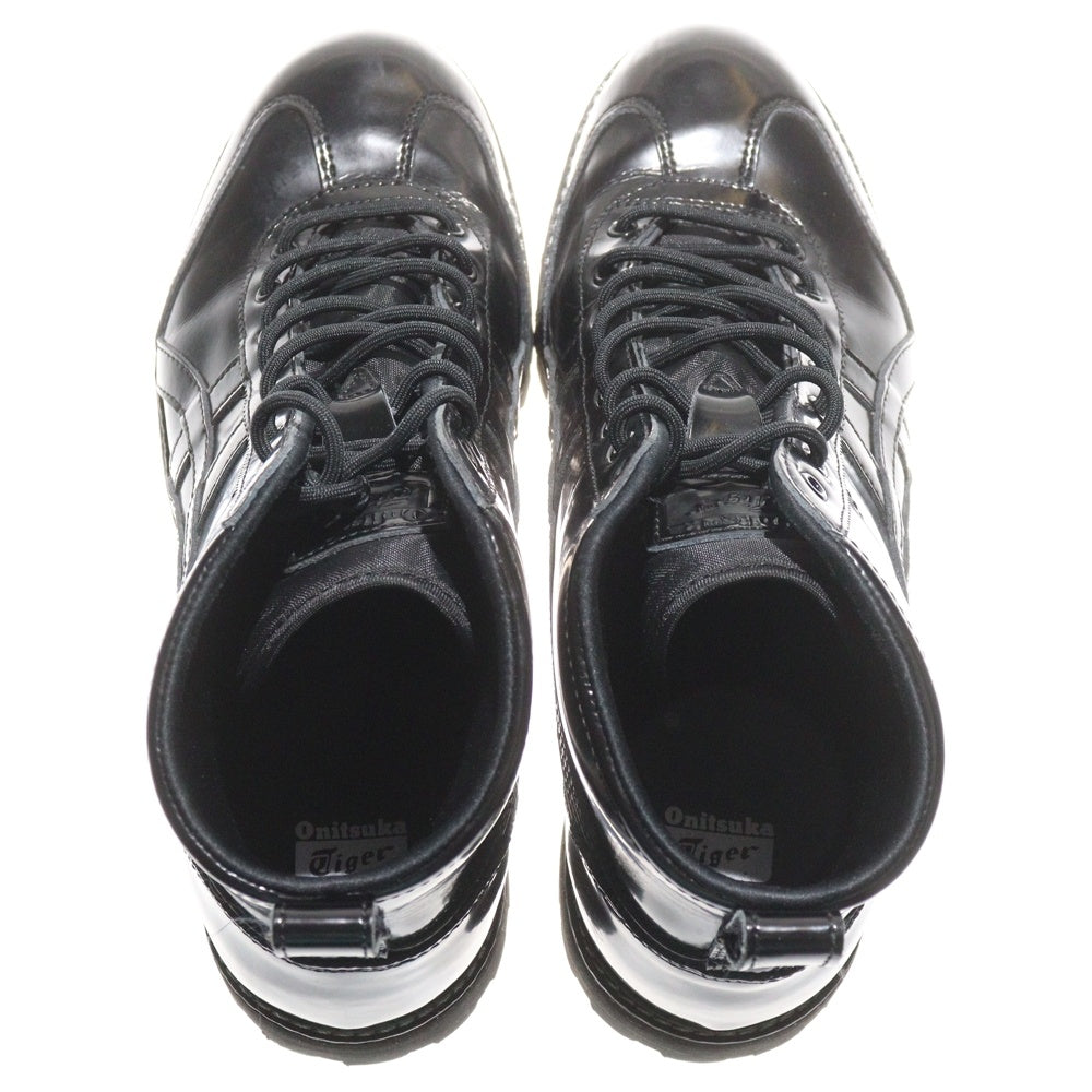 Onitsuka Tiger(オニツカタイガー) MEXICO RINKAN メキシコ リンカン レザー ハイカットスニーカー ブラック US8/26cm 1183A748