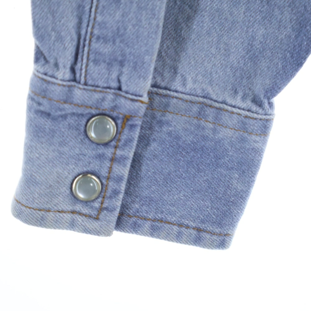 Wrangler(ラングラー) 80S VINTAGE スナップボタン デニム ヴィンテージ 長袖シャツ インディゴ