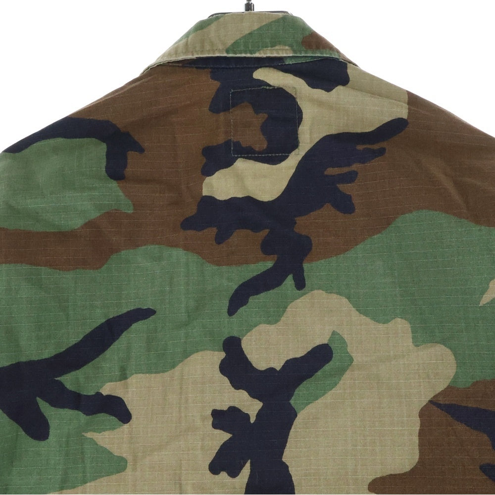 VINTAGE(ヴィンテージ) 90S VINTAGE U.S.AIRFORCE 空軍 カモ柄 ヴィンテージ 長袖シャツ カーキ DLA100-93-D-0349