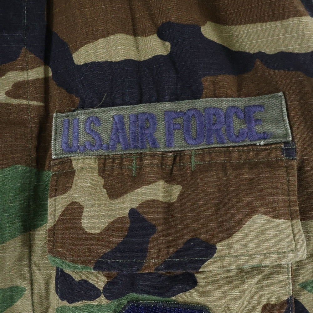 VINTAGE(ヴィンテージ) 90S VINTAGE U.S.AIRFORCE 空軍 カモ柄 ヴィンテージ 長袖シャツ カーキ DLA100-93-D-0349