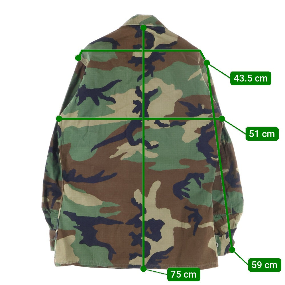VINTAGE(ヴィンテージ) 90S VINTAGE U.S.AIRFORCE 空軍 カモ柄 ヴィンテージ 長袖シャツ カーキ DLA100-93-D-0349