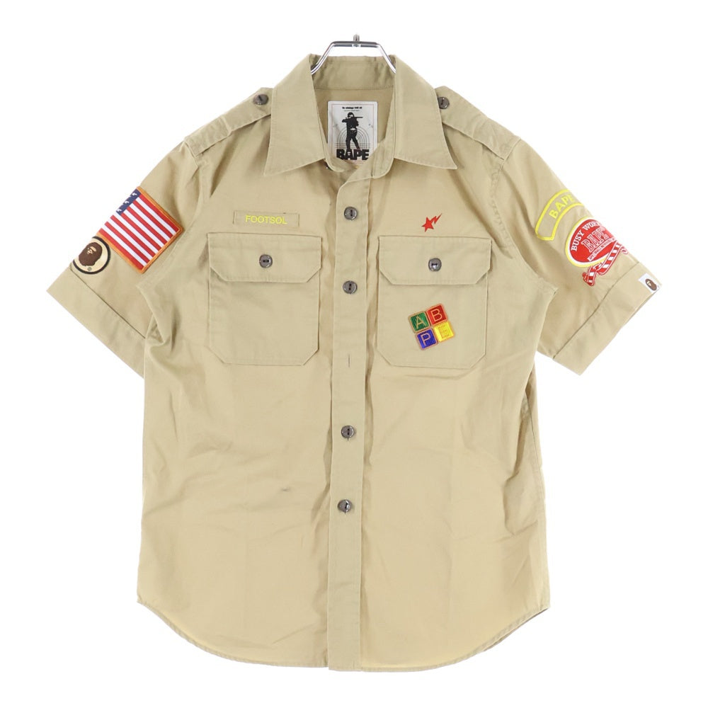 A BATHING APE(アベイシングエイプ) 初期 ワッペン付き ミリタリー