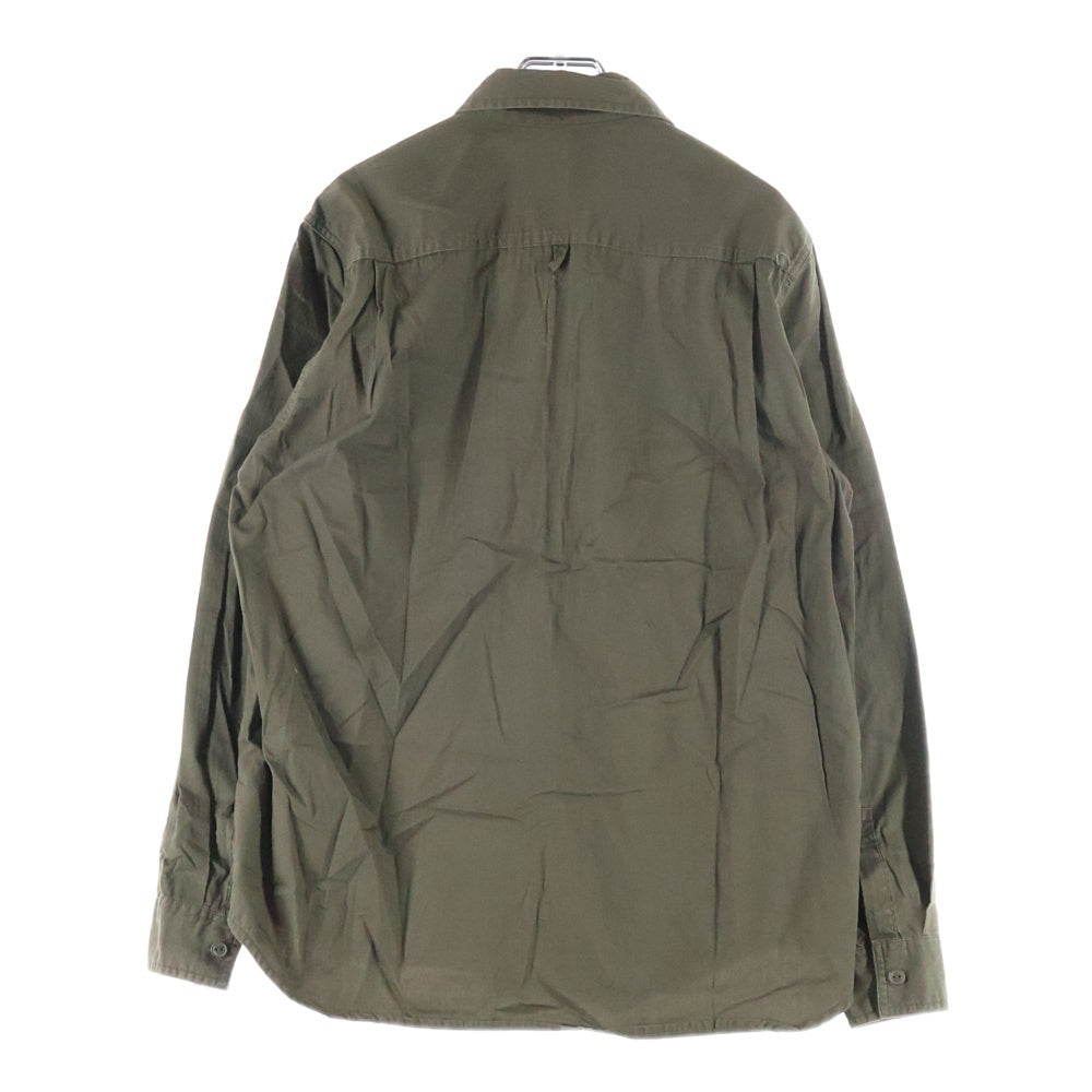 ALPHA INDUSTRIES(アルファ インダストリーズ) ミリタリー コットン 長袖シャツ カーキ