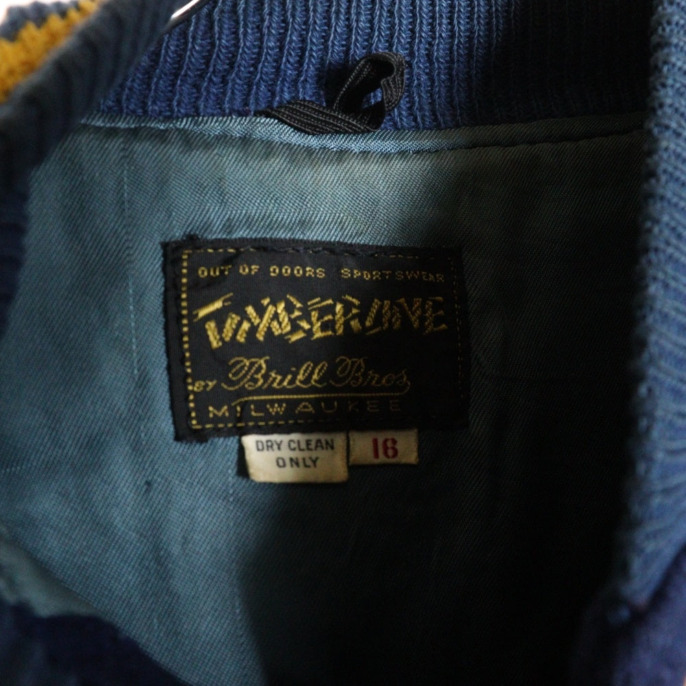 VINTAGE(ヴィンテージ) 50-60S TIMBERLINE VINTAGE ティンバーライン ヴィンテージ ウール スタジアムジャケット ネイビー