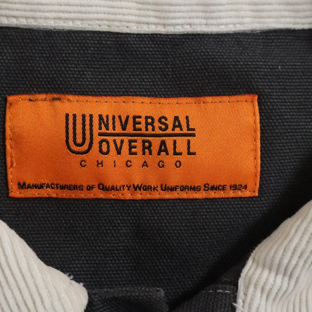 UNIVERSAL OVERALL(ユニバーサルオーバーオール) コーデュロイカラー コットン ワークジャケット グレー U7434231BY