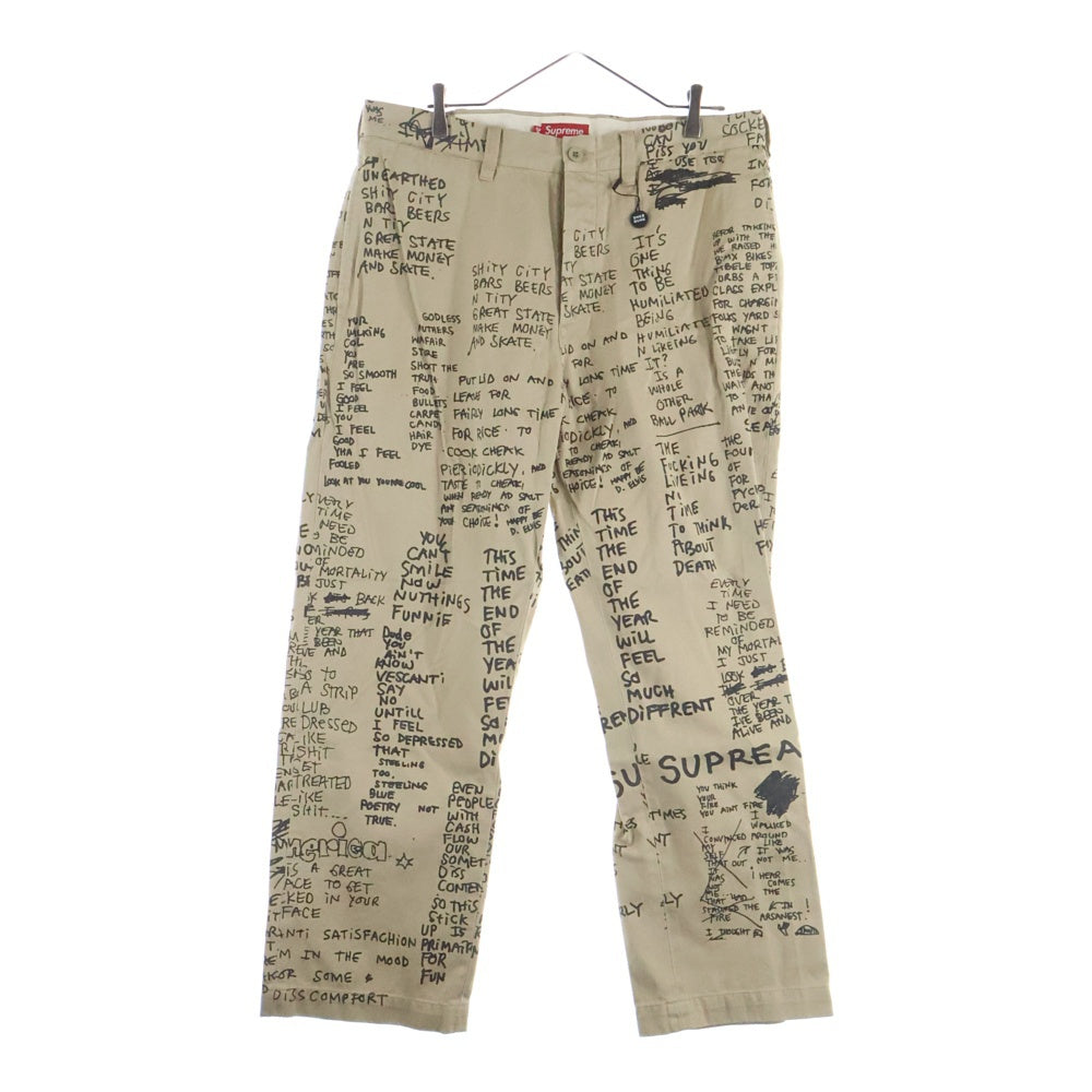 SUPREME(シュプリーム) 23SS Gonz Poems Chino Pant ゴンズ ポエム