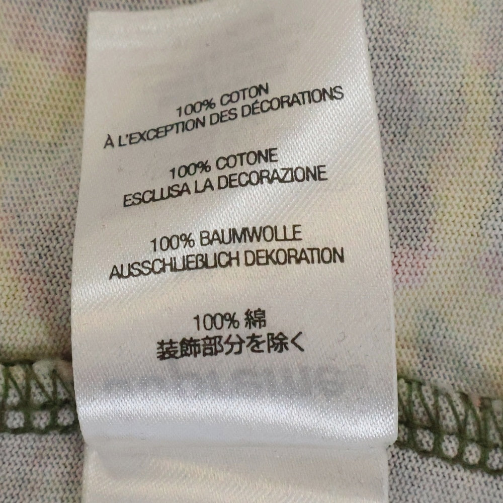 SUPREME(シュプリーム) 24AW Small Box L/S Tee チーター レオパード総柄 スモールボックスロゴ クルーネック 長袖Tシャツ カットソー グリーン/イエロー