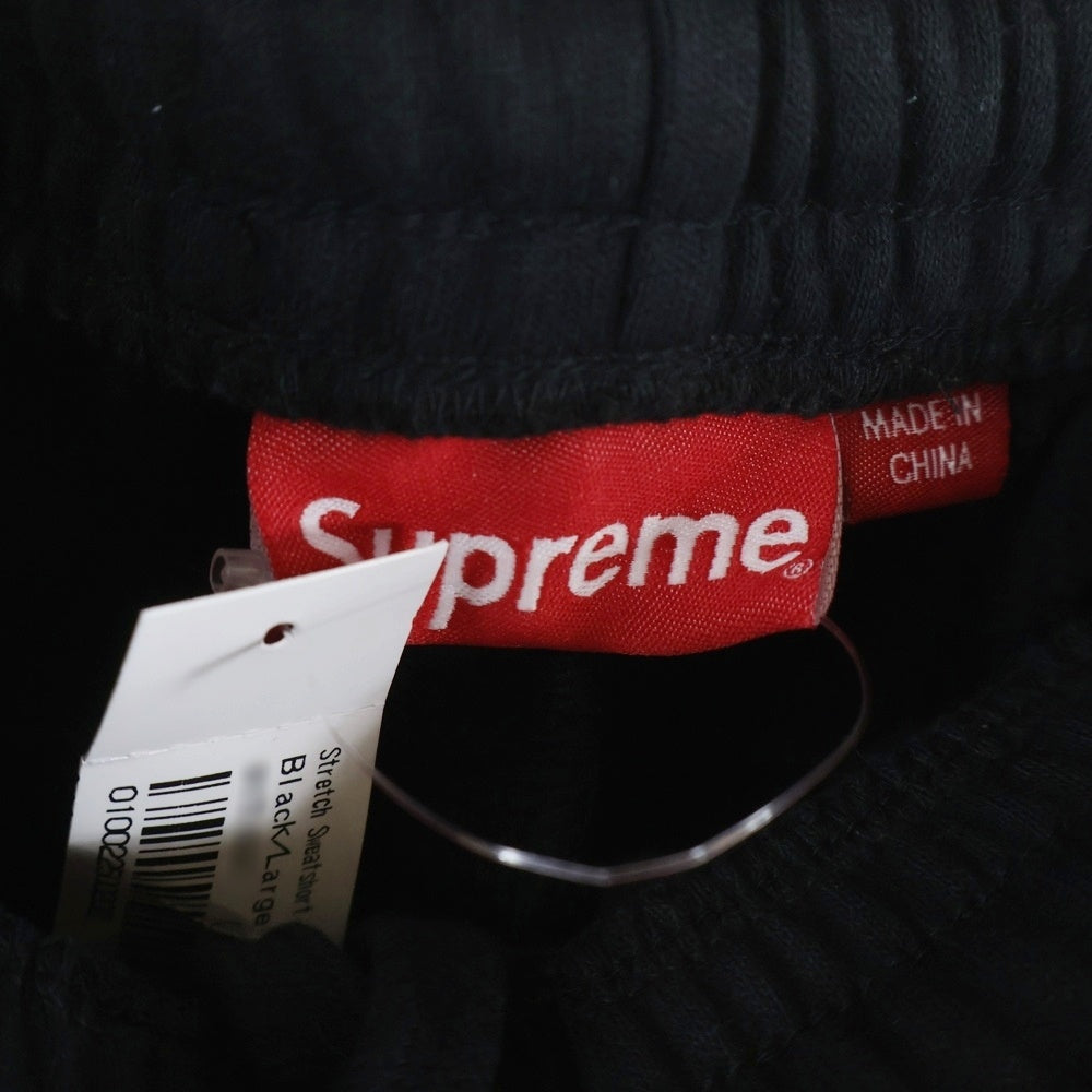 SUPREME(シュプリーム) 22SS Stretch Sweatshort ストレッチ スウェットショーツ ハーフパンツ ブラック