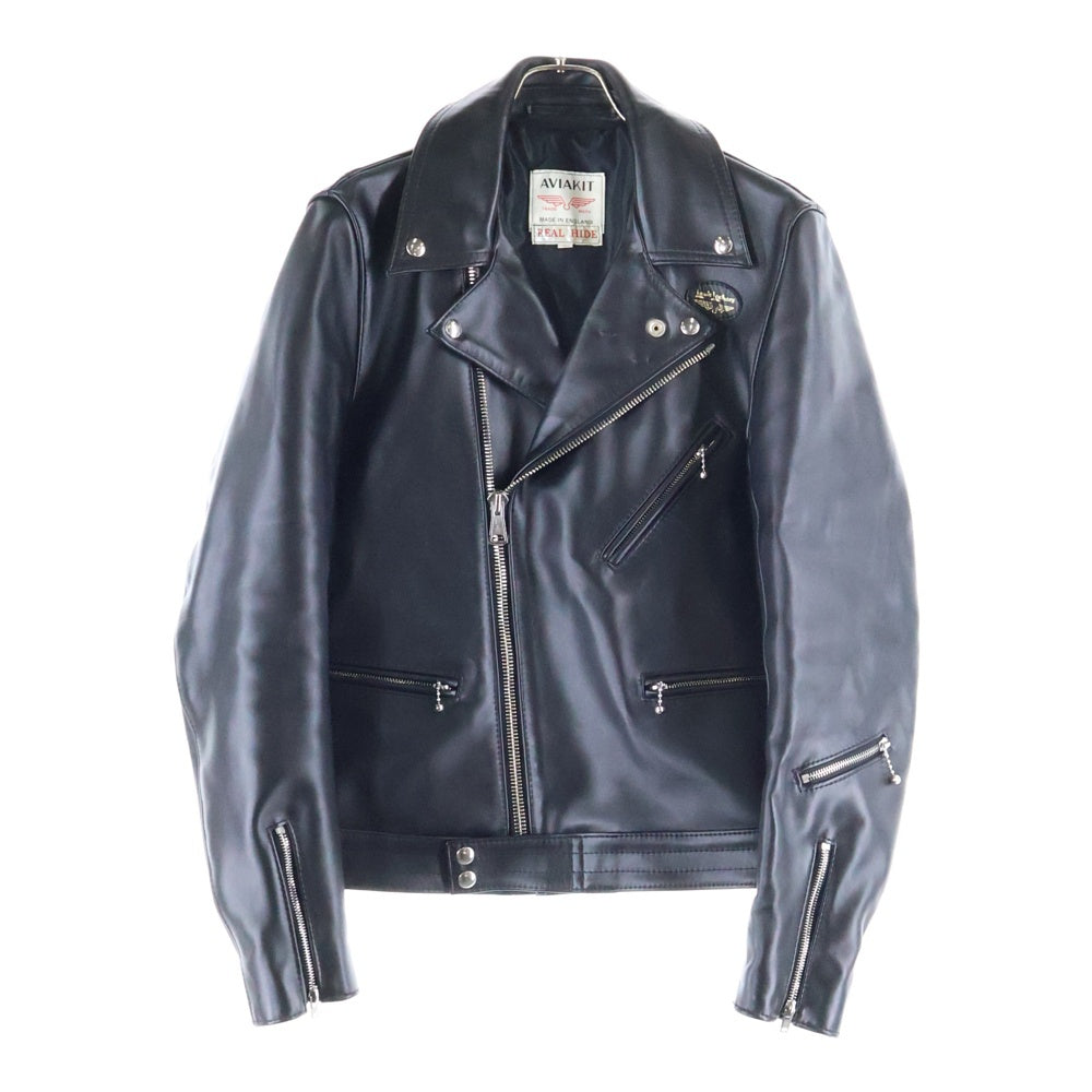 Lewis Leathers(ルイスレザー) サイクロン ホースレザー ダブルライダースジャケット タイトフィット ブラック