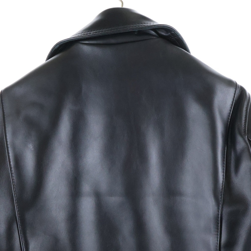 Lewis Leathers(ルイスレザー) サイクロン ホースレザー ダブルライダースジャケット タイトフィット ブラック