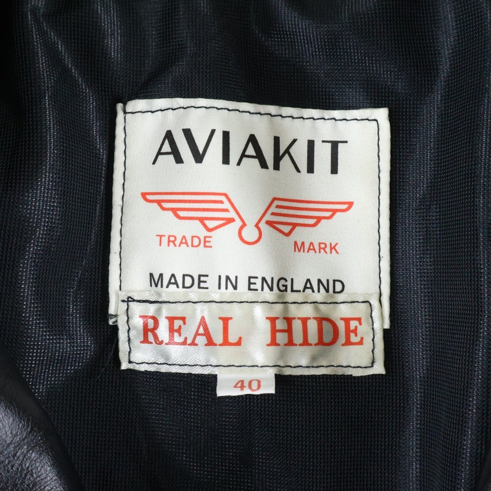 Lewis Leathers(ルイスレザー) サイクロン ホースレザー ダブルライダースジャケット タイトフィット ブラック