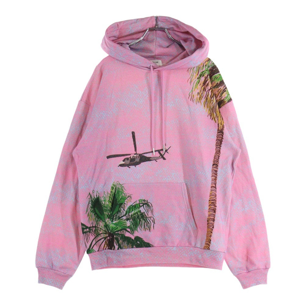 CELINE(セリーヌ) AVE 57 SKY 総柄 スウェット プルオーバーパーカー