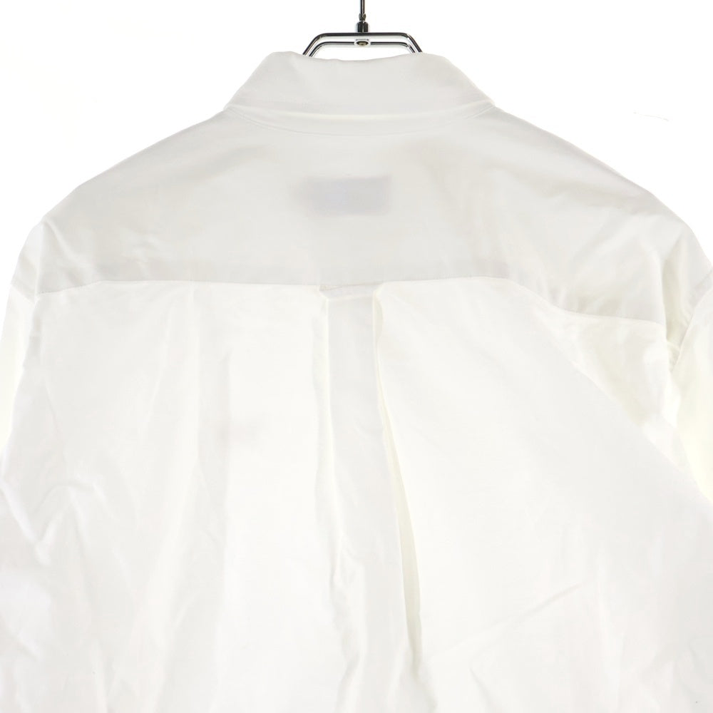 MAISON KITSUNE(メゾンキツネ) 胸ロゴデザイン ボタンダウン 長袖シャツ ホワイト FM00400WC2010