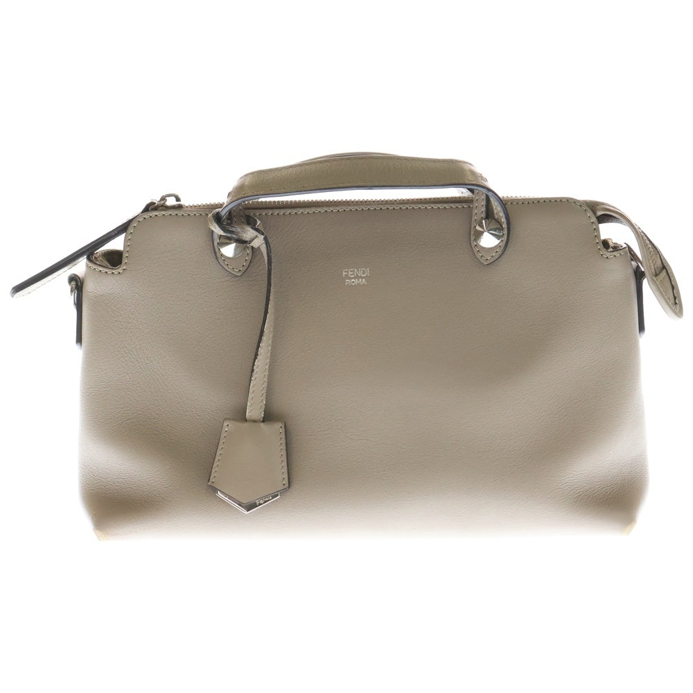 新品未使用FENDIバイザウェイミディアムダブグレーベージュフェンディショルダー FENDI(フェンディ) バイザウェイ ミディアム レザー シルバー金具 2WAY