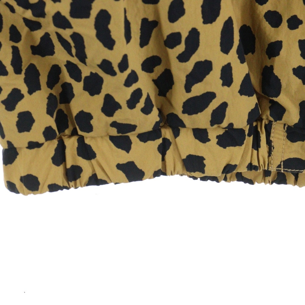 WACKO MARIA(ワコマリア) 23SS ×GRAMICCI Leopard Track Jacket グラミチ レオパード ジップアップ トラックジャケット ブラウン/ブラック GMJ3-S3023